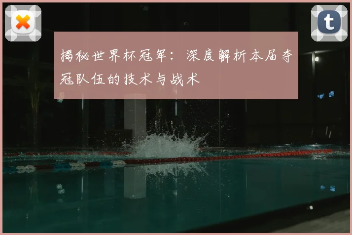 揭秘世界杯冠军：深度解析本届夺冠队伍的技术与战术