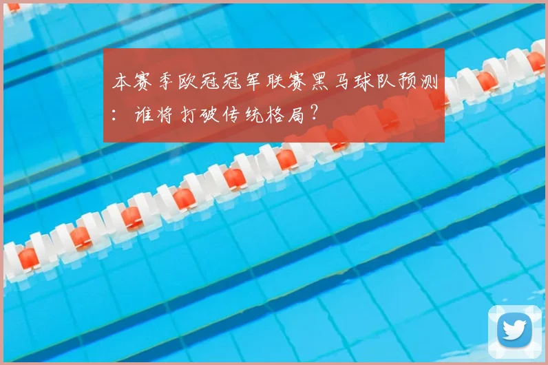 本赛季欧冠冠军联赛黑马球队预测：谁将打破传统格局？